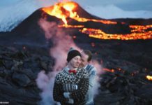 A Gay Couple Got Married in Front of an Erupting Volcano – Pride.com
