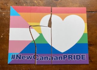Councilman: Gay pride sign destroyed from New Canaan front yard – Thehour.com