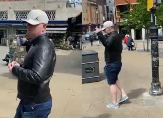 Gay couple confronts man who spit at them for holding hands in public – LGBTQ Nation