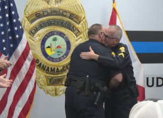 Panama City Police corporal with brain tumor promoted to sergeant as surprise – WJHG-TV