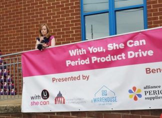Senator Kyle Evans Gay at period products drive – WDEL 1150AM