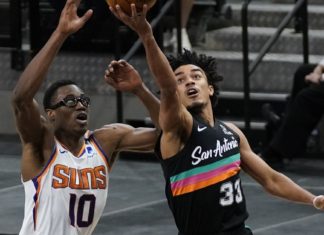 Spurs close regular season with exciting but meaningless loss to resting Suns – Pounding The Rock