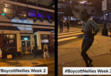 A block party protest is held outside of gay bar where Black woman was dragged by hair – LGBTQ Nation