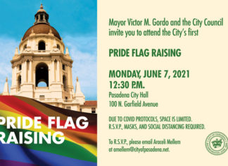 City of Pasadena to Hold Pride Flag Raising Event Monday, June 7 – Office of the City Manager – City of Pasadena