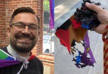 Gay reverend devastated after Pride flag set on fire in suspected hate crime – Yahoo Eurosport UK