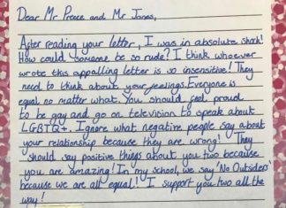 Nine-year-old sends gay man heartwarming letter after homophobic hate: ‘You should feel proud’ – Yahoo Eurosport UK
