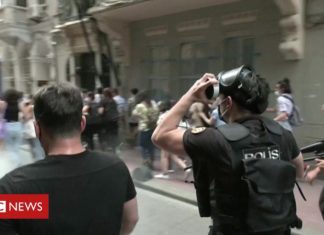Police use force to break up Istanbul Pride rally – BBC News