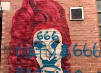 Vile homophobic graffiti discovered on murals in Manchester’s gay village – PinkNews