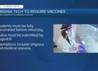 Virginia Tech requires students to get vaccinated before returning – Yahoo News
