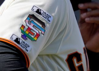 With their logo in Pride colors, Giants bring the celebration onto the field for the first time – The Washington Post