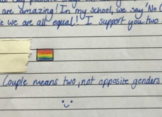 Granny lost her appetite when she saw a gay couple on TV. A 9-year-old girl had the best response. – LGBTQ Nation