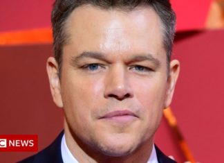 Matt Damon’s daughter stopped him using a gay slur – BBC News