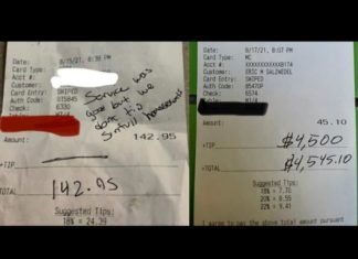 Petty customer stiffs gay waiter & leaves hateful note instead of tip – LGBTQ Nation