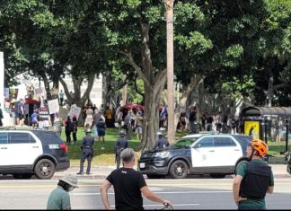 Video Shows NPR Reporter Attacked, Called Gay Slur Outside LA City Hall Amid Anti-Vax Protest Melee – Update – Deadline