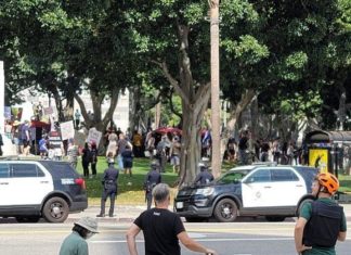 Video Shows NPR Reporter Attacked, Called Gay Slur Outside LA City Hall Amid Anti-Vax Protest Melee – Update – Yahoo Entertainment