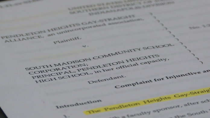 ACLU advocates for Gay-Straight Alliance, files lawsuit against school district - WISHTV