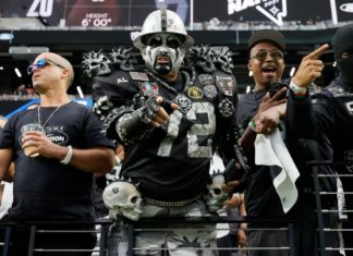 Just Won a Crazy Game, Baby! Raider Fans Debut in Vegas – The Wall Street Journal