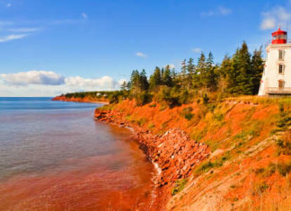 This Gorgeous Red-Sand Island Is Even Better in the Fall – Thrillist