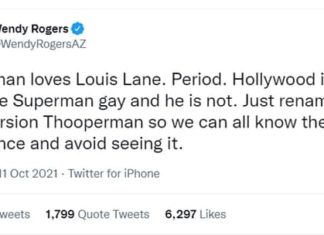 Wendy Rogers Tells America Superman Is Not Gay, He Loves Louis Lane – Bleeding Cool News
