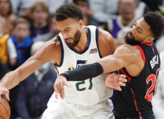 Gay scores 20 points in season debut, Jazz beat Raptors – TSN
