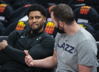 Jazz Forward Rudy Gay Knocks Down Deep Three Against Pelicans – KSL Sports