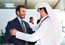 Gay magazine blasts David Beckham over sponsorship from ‘homophobic’ Qatar – Daily Mail