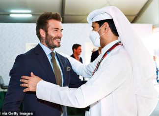 Gay magazine blasts David Beckham over sponsorship from ‘homophobic’ Qatar – Daily Mail