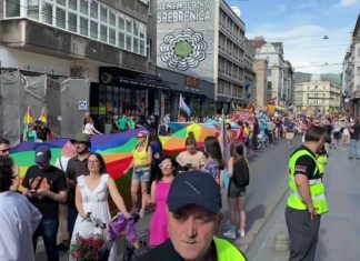 Crowds Take Part in Sarajevo’s Gay Pride Parade – Yahoo News