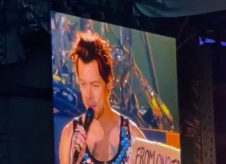 Harry Styles helps a fan come out as gay live on stage during his Wembley Stadium performance – Daily Mail