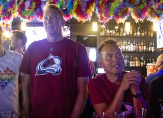 We went to Tight End Bar to hang out with Avs fans, bandwagoners and general Denverites for Game 4 – Denverite