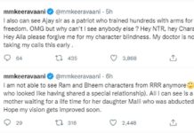 MM Keeravani hits back at Resul Pookutty with lewd reply for calling Ram Charan, Jr NTR’s RRR ‘gay love story’ – PINKVILLA