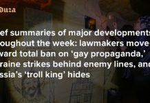 News Feed Brief summaries of major developments throughout the week: lawmakers move toward total ban on ‘gay propaganda,’ Ukraine strikes behind enemy lines, and Russia’s ‘troll king’ hides — Meduza – Meduza