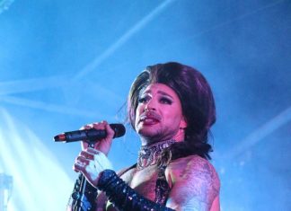 Duncan James sports a diamanté encrusted leather corset as he takes to the Manchester Pride stage – Daily Mail