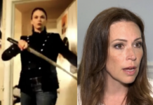 Gay-hating GOP nominee Tudor Dixon’s past life as a horror movie actress is back to haunt her – Queerty