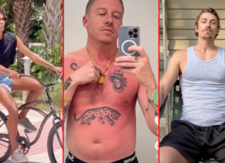 Macklemore’s tough sunburn, a hotel for gays, & sitting like a straight guy – Queerty