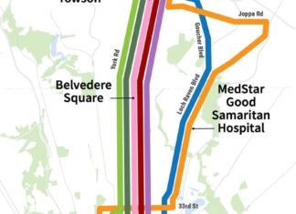 Maryland transportation officials ask for public comment on potential transit routes from Towson to Baltimore – Baltimore Sun