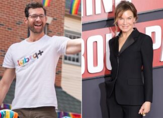 Renée Zellweger ‘loved the joke’ of Billy Eichner naming a fake gay app after her in Bros – Yahoo Entertainment