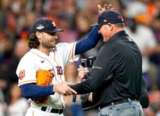 Astros McCullers OK after being cut by bottle in celebration – WNYT NewsChannel 13