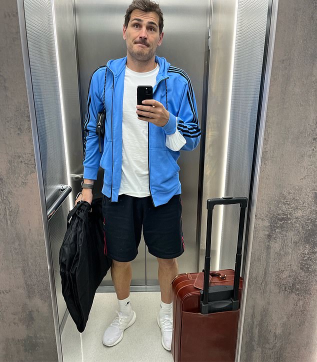 Iker Casillas returns to Twitter to announce 'it's time to travel far' - 24 hours after gay 'joke' - Daily Mail