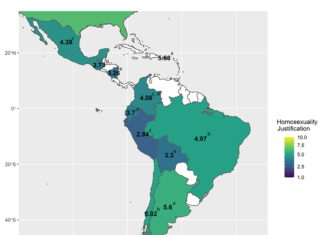 Latin America over the rainbow? Insights on homosexuality tolerance in the region | LSE Latin America and Caribbean – LSE