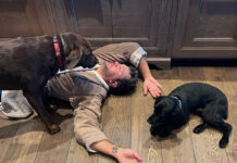 Luke Bryan Lays Down With the Dogs After ‘Too Much Fun’ Weekend – Taste of Country