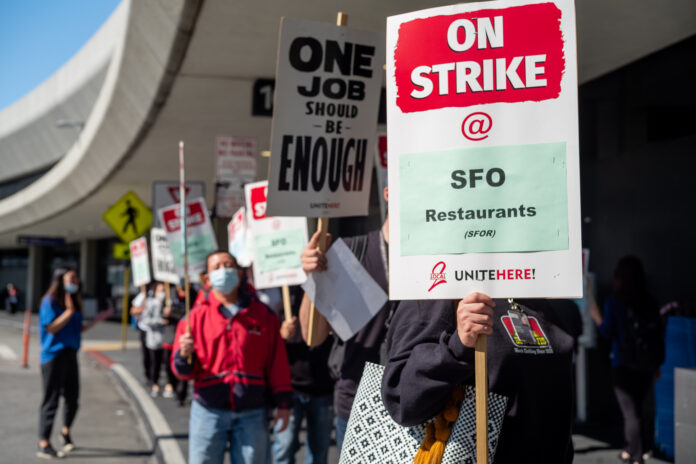 SFO Airport Workers End Strike, Win Better Pay And Free Healthcare - The San Francisco Standard