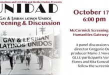 Unidad: Gay & Lesbian Latinos Unidos Film Screening and Discussion – University of California, Irvine
