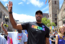 Jason Collins joins Nets’ Pride night and calls on sports world to ‘fight for equality’ - Gay City News