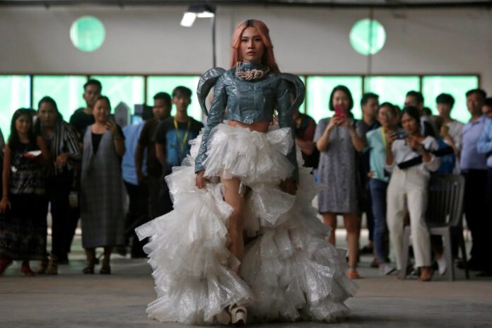 Plastic? Fantastic!: Cambodian LGBTQ fashion designers find beauty in trash - NBC News