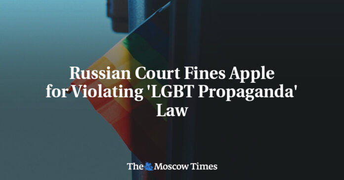 Russian court fines Apple for violating 'LGBT propaganda' law - Reuters