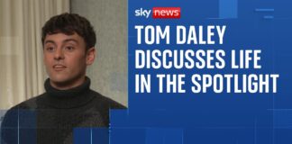 Tom Daley says 'it's scary how LGBT rights are being dangerously threatened' - Sky News