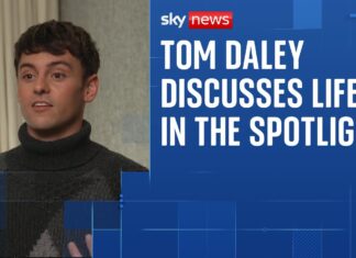 Tom Daley says 'it's scary how LGBT rights are being dangerously threatened' - Sky News
