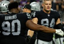 Carl Nassib, the first openly gay active NFL player, has No. 94 Raiders jersey displayed at Smithsonian - Yahoo Sports
