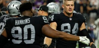 Carl Nassib, the first openly gay active NFL player, has No. 94 Raiders jersey displayed at Smithsonian - Yahoo Sports